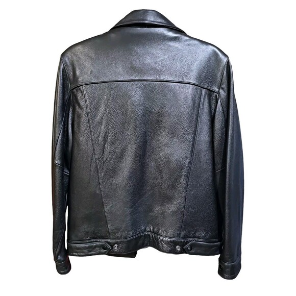 Wilsons Leather Jacket Womens Size Medium Thinsulate Lined Black Soft Leather - Picture 3 of 14